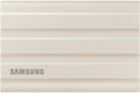Жесткий диск Samsung Portable SSD T7 Shield 2Tb USB 3.2 Type-C (MU-PE2T0K/EU) Beige - фото  - Samsung Experience Store — брендовый интернет-магазин