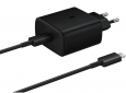 Сетевое зарядное устройство Samsung USB-C Wall Charger with Cable USB-C 45W (EP-TA845XBEGRU) Black - фото  - Samsung Experience Store — брендовый интернет-магазин