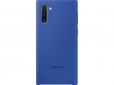 Накладка Samsung Silicone Cover для Samsung Galaxy Note 10 (EF-PN970TLEGRU) Blue - фото  - Samsung Experience Store — брендовый интернет-магазин