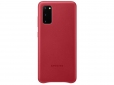 Панель Samsung Leather Cover для Samsung Galaxy S20 (EF-VG980LREGRU) Red - фото  - Samsung Experience Store — брендовый интернет-магазин