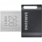 USB флеш накопитель Samsung Fit Plus 256GB USB 3.2 Gen2x2 (MUF-256AB/APC) Black/Silver - фото  - Samsung Experience Store — брендовый интернет-магазин
