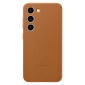 Панель Samsung Leather Cover для Samsung Galaxy S23 (EF-VS911LAEGRU) Camel - фото  - Samsung Experience Store — брендовий інтернет-магазин