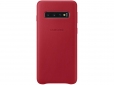 Панель Samsung Leather Cover для Samsung Galaxy S10 (EF-VG973LREGRU) Red - фото  - Samsung Experience Store — брендовий інтернет-магазин