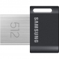USB флеш накопитель Samsung Fit Plus 512GB USB 3.2 Gen2x2 (MUF-512AB/APC) Black/Silver - фото  - Samsung Experience Store — брендовый интернет-магазин