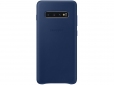 Панель Samsung Leather Cover для Samsung Galaxy S10 Plus (EF-VG975LNEGRU) Navy - фото  - Samsung Experience Store — брендовый интернет-магазин