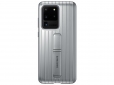 Накладка Samsung Protective Standing Cover для Samsung Galaxy S20 Ultra (EF-RG988CSEGRU) Silver - фото  - Samsung Experience Store — брендовий інтернет-магазин