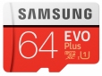 Карта пам'яті Samsung EVO Plus microSDXC 64GB UHS-I Class 10 + SD-адаптер (MB-MC64HA/RU) - фото  - Samsung Experience Store — брендовый интернет-магазин