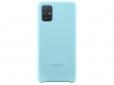 Накладка Samsung Silicone Cover для Samsung Galaxy A71 (EF-PA715TLEGRU) Blue - фото  - Samsung Experience Store — брендовый интернет-магазин