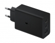 Сетевое зарядное устройство Samsung 65W Power Adapter Trio (EP-T6530NBEGRU) Black - фото  - Samsung Experience Store — брендовый интернет-магазин