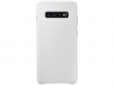 Панель Samsung Leather Cover для Samsung Galaxy S10 Plus (EF-VG975LWEGRU) White - фото  - Samsung Experience Store — брендовий інтернет-магазин