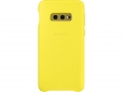 Панель Samsung Leather Cover для Samsung Galaxy S10e (EF-VG970LYEGRU) Yellow - фото  - Samsung Experience Store — брендовый интернет-магазин
