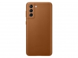 Панель Samsung Leather Cover для Samsung Galaxy S21 Plus (EF-VG996LAEGRU) Brown - фото  - Samsung Experience Store — брендовий інтернет-магазин