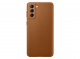 Панель Samsung Leather Cover для Samsung Galaxy S21 Plus (EF-VG996LAEGRU) Brown - фото  - Samsung Experience Store — брендовий інтернет-магазин